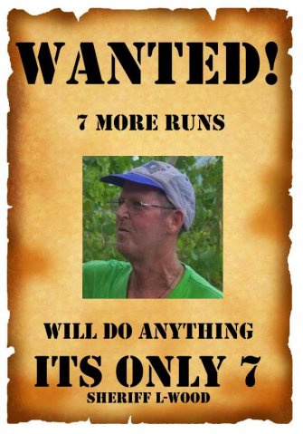 Wanted - 7 more runs !